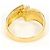 Autre Marque 18K Gelbgold-Ring mit Diamant Golden - Ansicht 4
