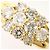 Autre Marque 18K Gelbgold-Ring mit Diamant Golden - Ansicht 2