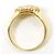 Autre Marque 18K Gelbgold-Ring mit Diamant Golden - Ansicht 3