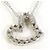 Autre Marque Platinhalskette mit Diamant - Ansicht 3