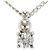 Autre Marque Platin-Halskette PT900/850 mit Diamant