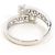 Autre Marque PT900 Platinring mit Diamant - Ansicht 4