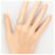 Autre Marque PT900 Platinring mit Diamant - Ansicht 7