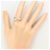Autre Marque PT900 Platinring mit Diamant - Ansicht 7