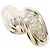Autre Marque Anillo de banda de platino con diamante