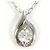 Autre Marque PT900 Platin-Halskette mit Diamant