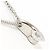 Autre Marque Platinhalskette mit Diamant - Ansicht 2