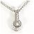 Autre Marque Platinhalskette mit Diamant - Ansicht 3
