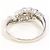 Autre Marque Platinring mit Diamant - Ansicht 4