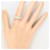 Autre Marque Platin 900 Ring mit Diamant  - Ansicht 7