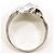 Autre Marque PT850 Platinring mit Diamant - Ansicht 3