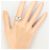 Autre Marque PT850 Platinring mit Diamant - Ansicht 7