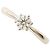 Autre Marque Platinring mit Diamant