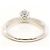 Autre Marque Platinring mit Diamant - Ansicht 4