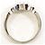 Autre Marque Platinring mit Diamant - Ansicht 3