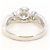 Autre Marque Platinring mit Diamant - Ansicht 4