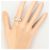Autre Marque Platinring mit Diamant - Ansicht 7