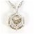 Autre Marque Collana in platino PT999 con diamante marrone - vista 3