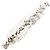Autre Marque Bracciale con charm in oro bianco 14K con diamante D'oro
