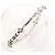 Autre Marque Bracciale con charm in oro bianco 14K con diamante D'oro - vista 3