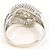 Autre Marque PT900 Platinring mit Diamant - Ansicht 4