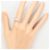 Autre Marque PT900 Platinring mit Diamant - Ansicht 7