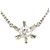 Autre Marque Platinhalskette mit Diamant