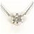 Autre Marque Platinhalskette mit Diamant - Ansicht 3
