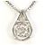 Autre Marque PT850 Platin-Halskette mit Diamant