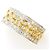 Autre Marque K14 14K Goldring mit Zirkonia Golden