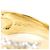 Autre Marque K14 14K Goldring mit Zirkonia Golden - Ansicht 4