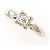 Autre Marque Platinring mit Diamant