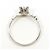 Autre Marque Platinring mit Diamant - Ansicht 2
