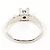 Autre Marque Platinring mit Diamant - Ansicht 3