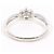 Autre Marque Anillo de banda de platino con diamante - vista 4