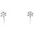 Autre Marque Orecchini a clip in platino PT900 con diamanti