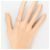 Autre Marque PT950 Platinring mit Diamant - Ansicht 5