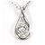 Autre Marque PT900 Platin-Halskette mit Diamant