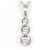 Autre Marque Platinhalskette mit Diamant