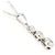 Autre Marque Platinhalskette mit Diamant - Ansicht 2
