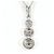 Autre Marque Platinhalskette mit Diamant - Ansicht 3