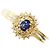 Autre Marque 18K Gelbgold- und Platin-Ring Golden