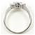 Autre Marque 18K Weißgold-Ring mit Diamant Golden  - Ansicht 2