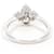 Autre Marque 18K Weißgold-Ring mit Diamant Golden  - Ansicht 3