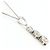 Autre Marque Collana in oro bianco 14K con diamante D'oro - vista 2