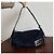 Fendi Baguette Borsa in Nylon Nero - vista 11