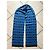 Autre Marque Sciarpa in lana Gallo logo all-over Nero Blu - vista 2