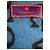 Autre Marque Sciarpa in lana Gallo logo all-over Nero Blu - vista 3