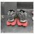 Balmain Sneakers Unicorn Nero Rosso - vista 4
