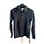 Pull col polo en laine gris Yves Saint Laurent